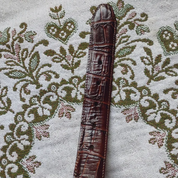 Brighton Leather Brown Belt Size 32 - Picture 6 of 11